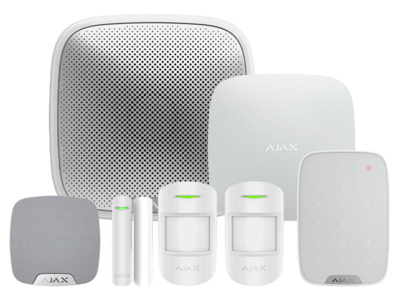 AJAX Kit 3 - House c/w Keypad (White)